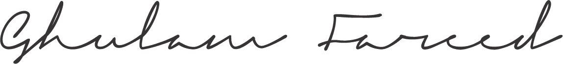 Ghulam Fareed Signature Name